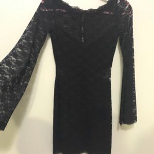 Free People black lace dress